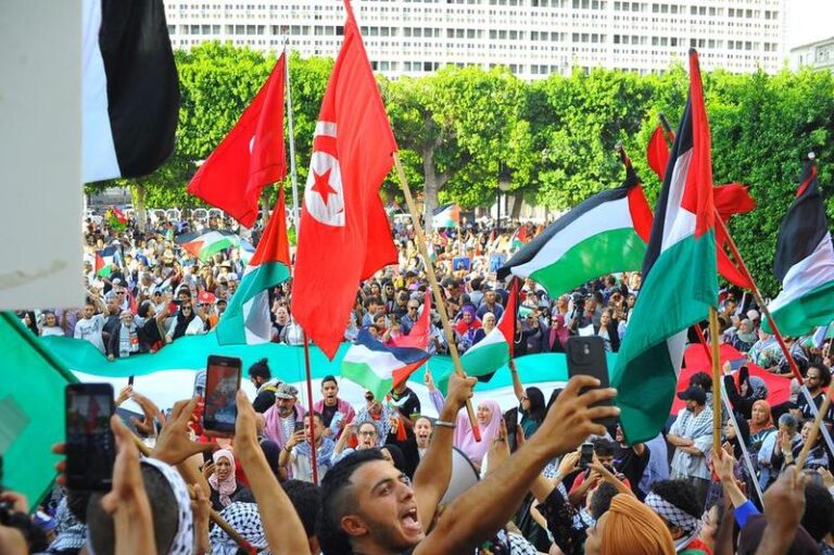 TUNEZ-TUNEZ-PROTESTA-ISRAEL-FLOTILLA GLOBAL SUMUD