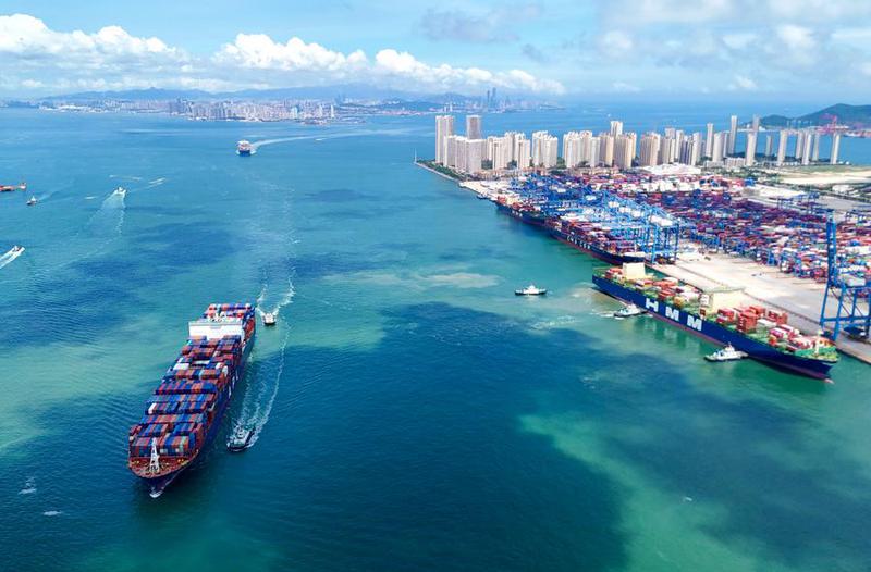 CHINA-ECONOMIA-INDUSTRIA MARITIMA-VOLUMEN DE TRANSPORTACION