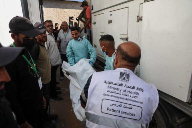 MEDIO ORIENTE-GAZA-PALESTINOS-CUERPOS