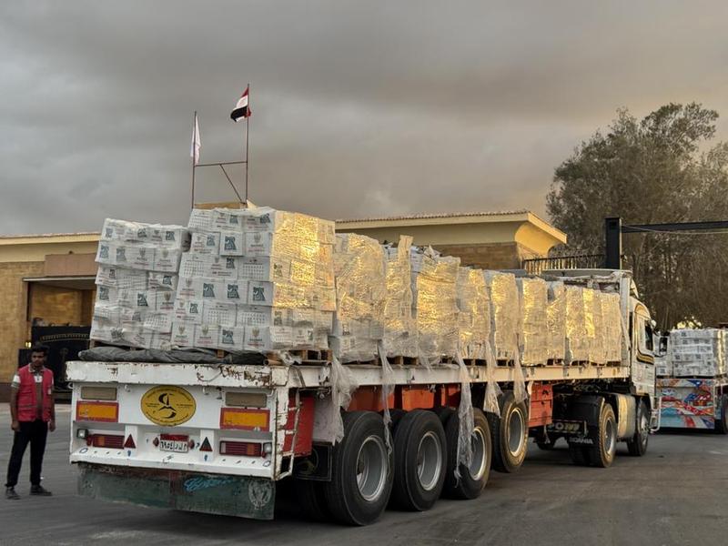 EGIPTO-CRUCE DE RAFAH-GAZA-AYUDA