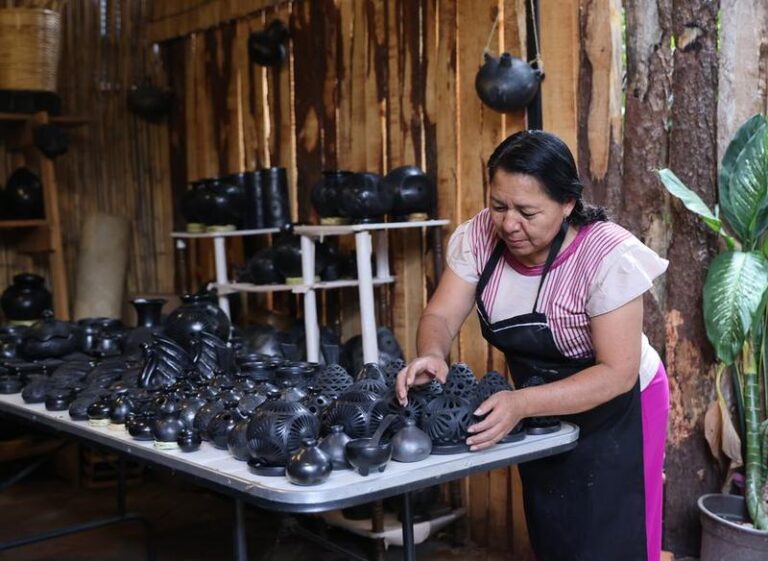 MÉXICO-OAXACA-SAN BARTOLO COYOTEPEC-CERAMICA NEGRA