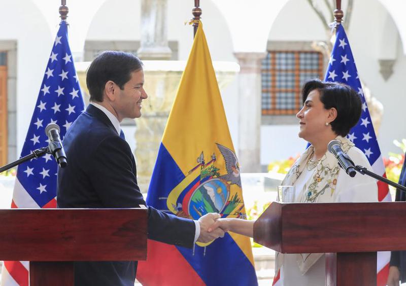 ECUADOR-QUITO-EEUU-RUBIO-VISITA
