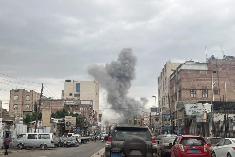 YEMEN-SANAA-HOUTHIS-ISRAEL AIRSTRIKES