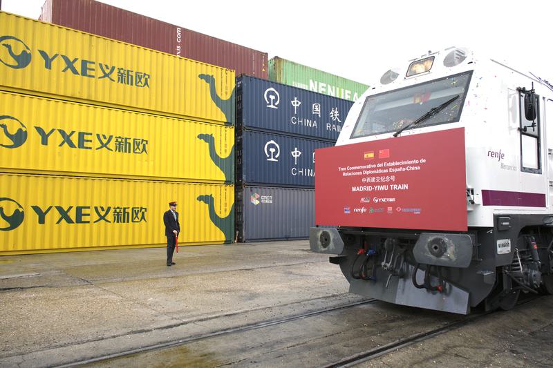 ESPAÑA-MADRID-CHINA-YIWU-TREN DE CARGA