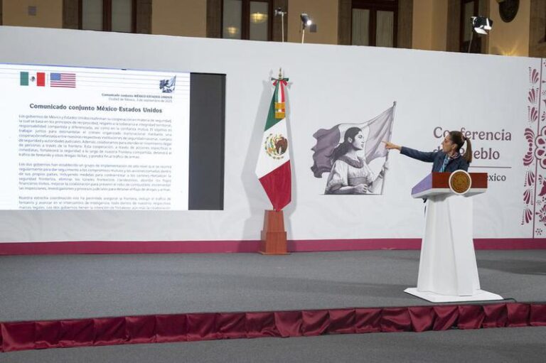 MÉXICO-CIUDAD DE MÉXICO-EEUU-SHEINBAUM-CONFERENCIA