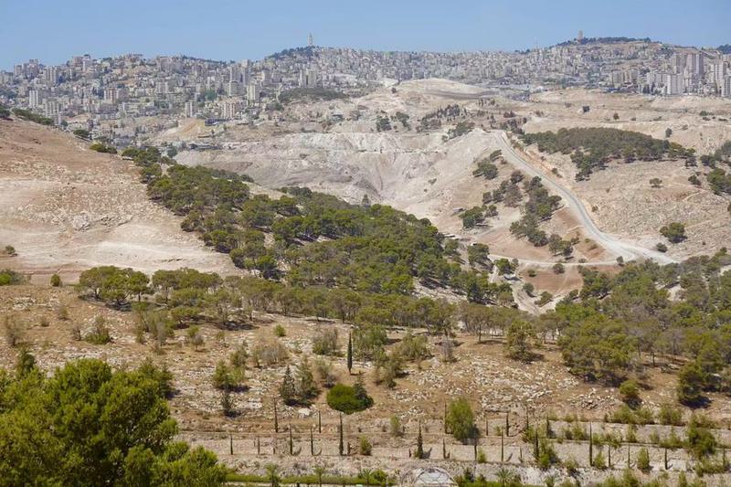 MEDIO ORIENTE-JERUSALEN-PLAN DE ASENTAMIENTOS ISRAELIES-BEDUINOS PALESTINOS