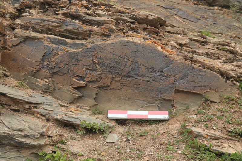 Photo Flash | China discovers highest-altitude Qin Dynasty engraved stone on Qinghai-Tibet Plateau