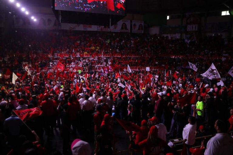 HONDURAS-TEGUCIGALPA-CIERRE DE CAMPAÑA-MONCADA