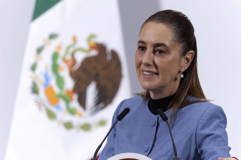 MEXICO-CIUDAD DE MEXICO-PALESTINA-SHEINBAUM-CONFERENCIA