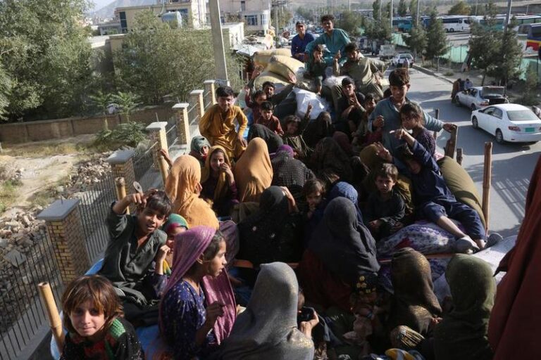 AFGANISTAN-KABUL-REFUGIADOS