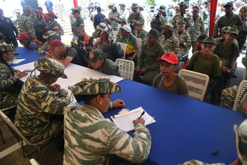VENEZUELA-CARACAS-MILICIA BOLIVARIANA-ALISTAMIENTO