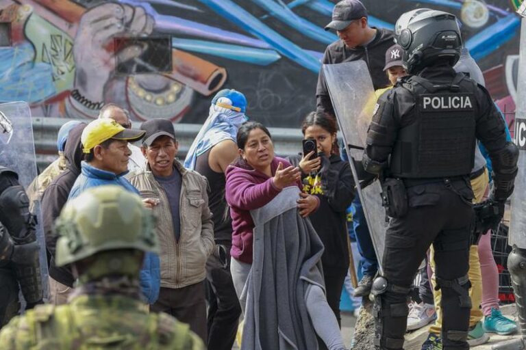 ECUADOR-QUITO-PROTESTA