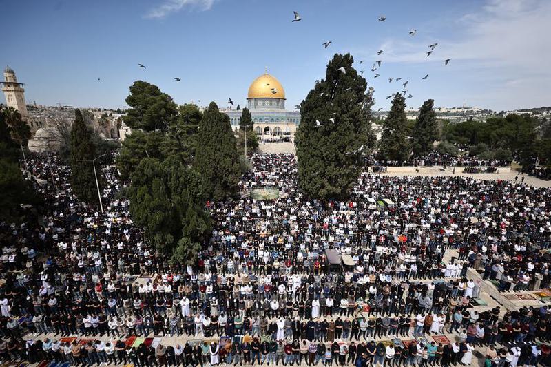MEDIO ORIENTE-JERUSALEN-RAMADAN-ORACIONES DEL VIERNES