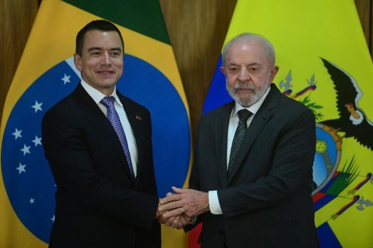 BRASIL-BRASILIA-ECUADOR-LULA DA SILVA-NOBOA-VISITA OFICIAL