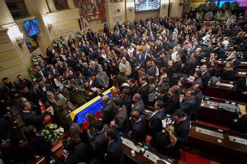 COLOMBIA-BOGOTA-URIBE TURBAY-FALLECIMIENTO