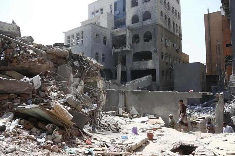 YEMEN-SANA-ISRAEL-ATAQUES AEREOS-SECUELAS