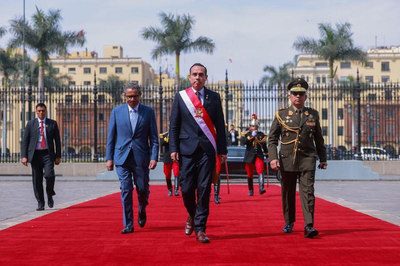 PERU-LIMA-JERI-PALACIO DE GOBIERNO-LLEGADA