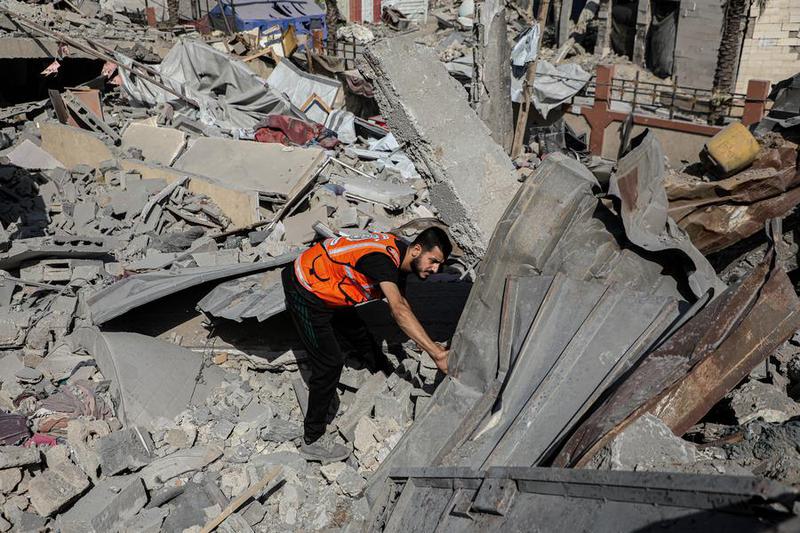 MEDIO ORIENTE-CIUDAD DE GAZA-DEFENSA CIVIL
