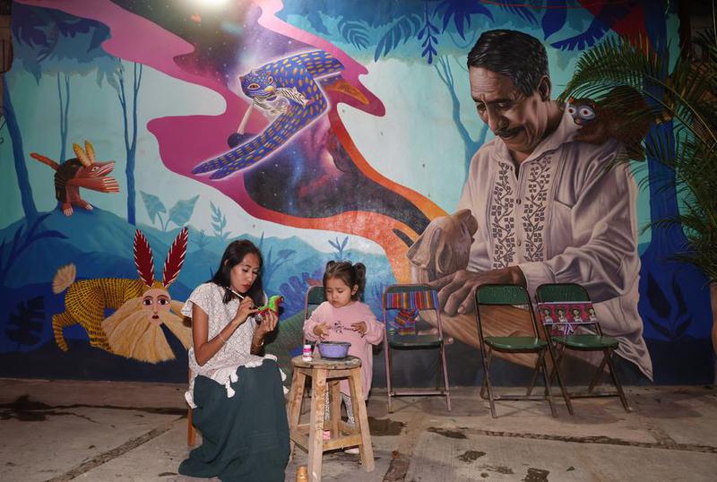 MEXICO-OAXACA-TALLADO DE MADERA