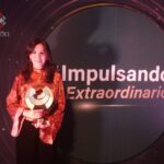 La directora de Derex, Aurora García de León, recibió el premio de Mejores Empresas Mexicanas. AMEXI/Foto/Luis Martín.