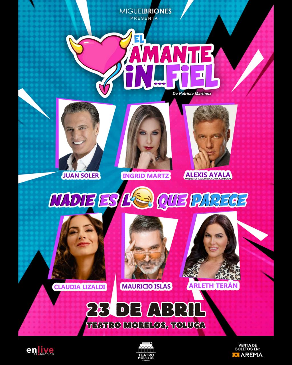 AMANTE INFIEL OBRA TOLUCA ABRIL 2026 CARTEL(1)